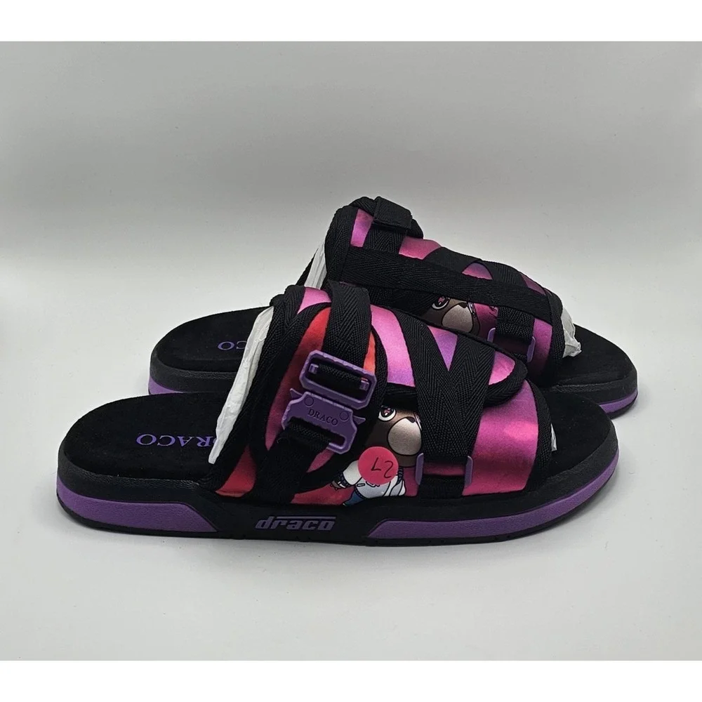 Draco Graduation Bear Dracoslides Sandals Slides Mens Size 9-10